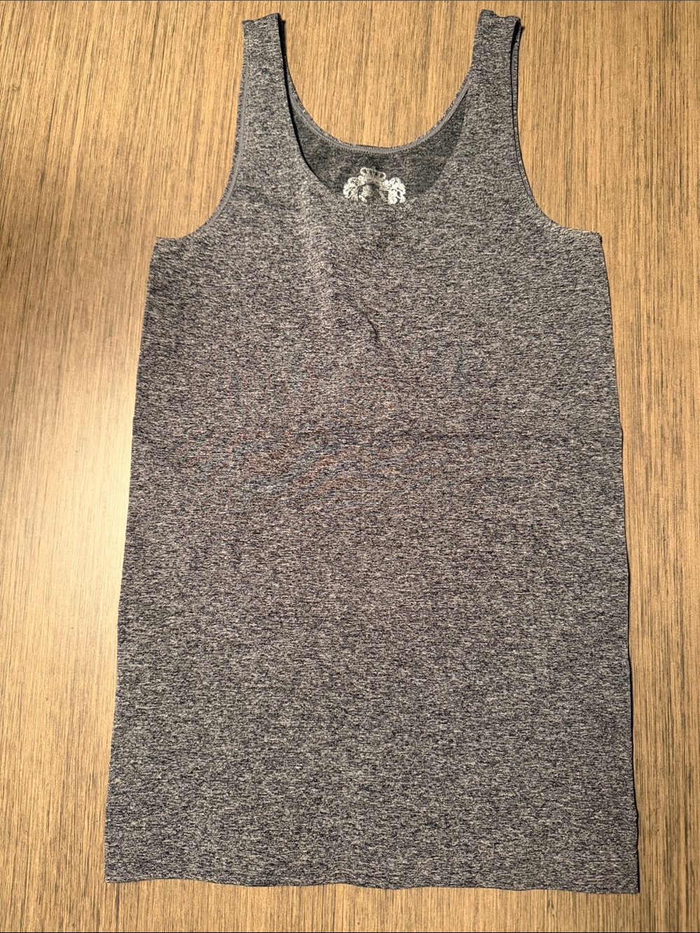 Sugarlips Gray Heather Sleeveless Scoop Neck Tank Top